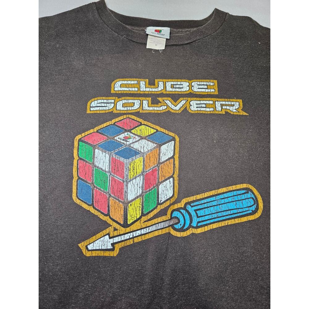 Rubiks Cube Vintage 2006 Cube Solver Tshirt Size … - image 3